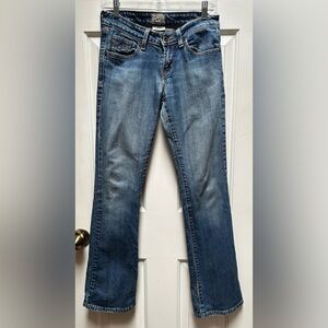 LEVI’S Blue Denim Low Boot Cut 545 Jeans Juniors Size 2 Button & Zipper Closure